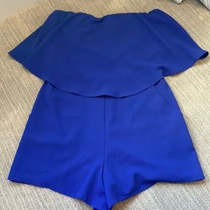 Royal blue romper